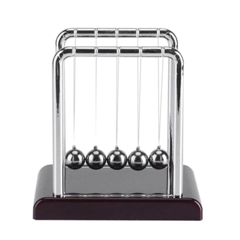 Newton'S Cradle Desk Table Decor Metal Pendulum Ball Steel Balance Ball Newton Ball Physics Science Pendulum