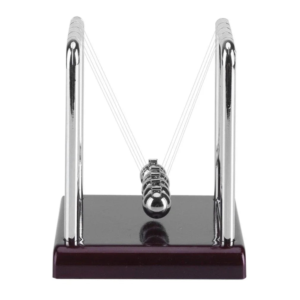 Newton'S Cradle Desk Table Decor Metal Pendulum Ball Steel Balance Ball Newton Ball Physics Science Pendulum